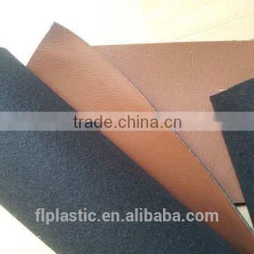 Nonwoven Backing Technics and PVC Material leather for car