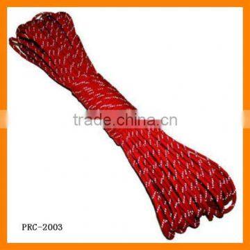 100FT (31M) Red Safe Cord Reflective Camping Cord High Quality Survival Cord PRC-2003