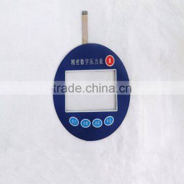 High quality customed thin membrane switch