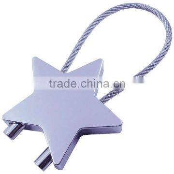 Fashion New High Quality Metal Star Keyring