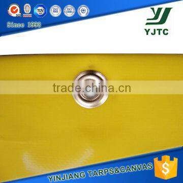 Yellow PVC Coated Tarpaulin Cover