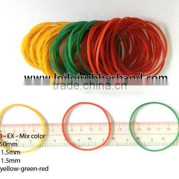 Factory directly wholesale mixed color soft stretch rubber band / HOT seller rubber products export to China