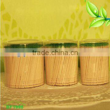 Nature Transparent soft PP jar Mint Wooden toothpicks