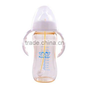 Hot Sale Wide Caliber 270ML Large Capsity Heat-resistant Baby Bottle Feeding