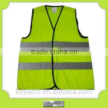 custom reflective stripe Green Mesh High Visibility Vest With EN471