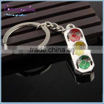 Cheap silver metal keychain led flashlight wholesale