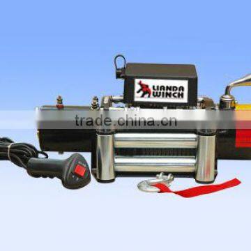 LD9500 Power Cable Winch 12v/24v, roller fairlead, handheld remote