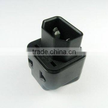 Plug With Socket Type Double Adapter Plug Universal to IEC C14 Male Plug Adapter Converter CE photo-3