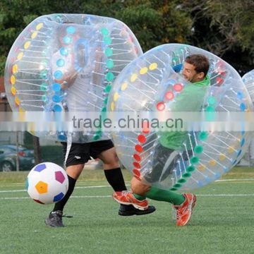 2016 Top sale inflatable body ball, inflatable human bubble, human sized hamster ball