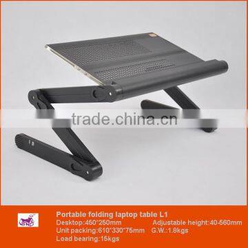 Table Tote Workstation Desk Portable Compact Lightweight Laptop Notebook Stand
