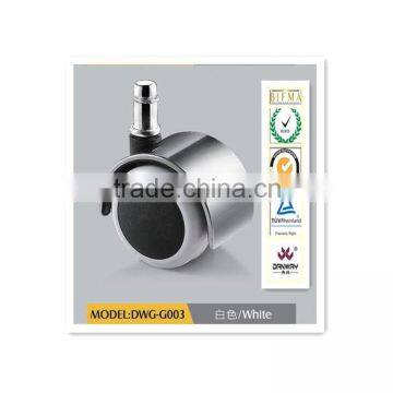 2015 Danway New Colorful Office Chair Caster / Furniture Caster With Plate / White Swivel Caster With Screw 40mm DWG-K007 photo-4