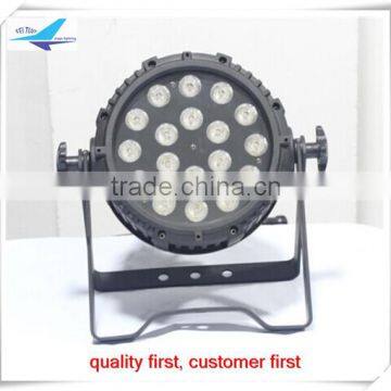 waterproof led stage par 18x18w 6in1 par 64 led dmx