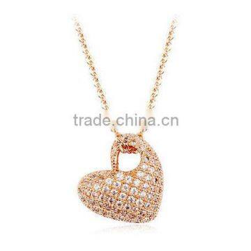 Authentic Austrian Heart Pendant Crystal Necklace photo-3