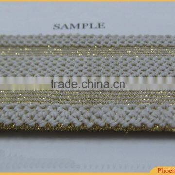 lurex jacquard elastic tape