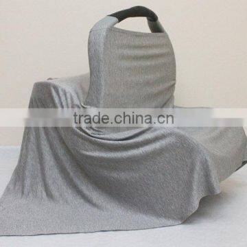 Light Grey Mondel Spandex Super Soft Baby Car Seat Nursing Top Wear