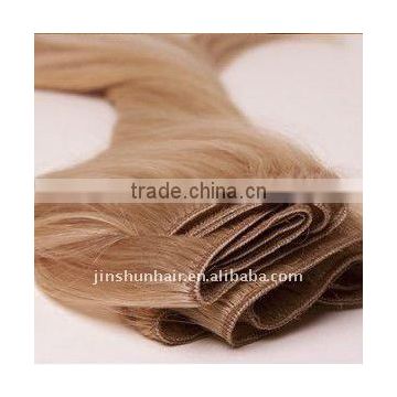 EUROPEAN WEAVE WEFT - BROWN COLOR HUMAN HAIR