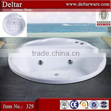 Eupore Style Cheap Round Bathtub, solid surface free standing bathtub , cheap round bathtub
