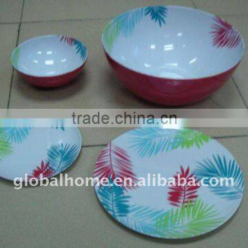 4pcs/set melamine dinner ware