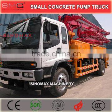 ISUZU Truck, 25m, 29m, 33m Small Concrete Pump Truck, Truck Boom Pump for sale with Top Quality in China