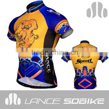 2013 Short Sleeve Custom Sublimation Mens Cycling Jersey Gear