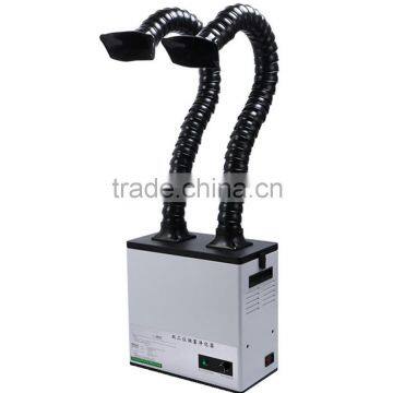 Flexible arm soldering smoke absorber fume eliminator for welding fume extraction system