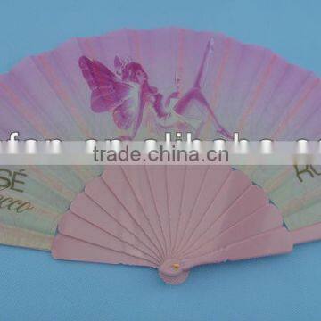 various design plastic with fabric fan