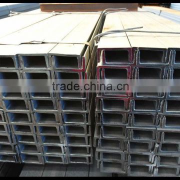 A36/SS400/Q235/JIS Standard hot rolled U channel C channel steel