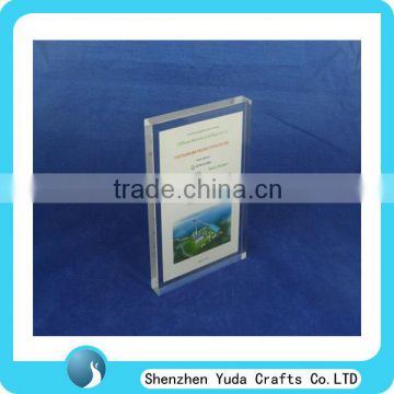 Paper embeded acrylic blocks photo block plexiglass sign block