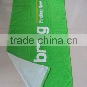 100% cotton plant reactive printed beach towel