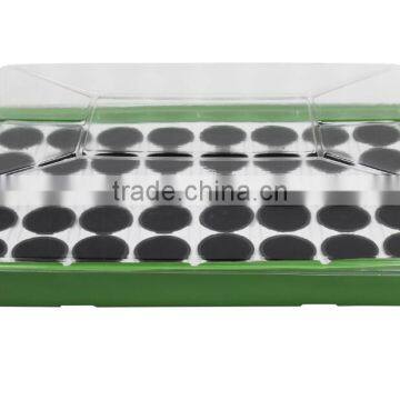 Seed tray&Mini green house with 40 holes and 40 pots