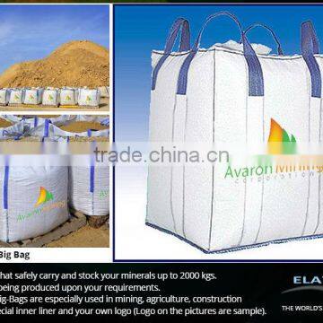 100% pp woven cement big bag, cement FIBC bag, 1000kg cement jumbo container bag