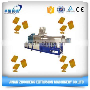 ZHUOHENG Automatic 120-150kg/h capacity puffed cereal core filled snacks food extruder machine