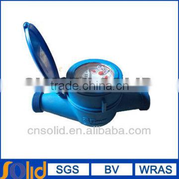 plastic (nylon) type cold multi jet wet type water meter