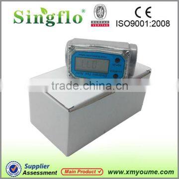 Singflo 3 inch flow meter/mini digital diesel fuel flow meter/flow meter water