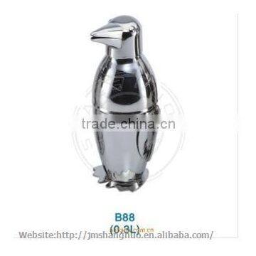 summer DIY tools Stainless steel penguin shape Cocktail shaker