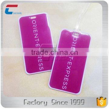 Personalized 2 Pc Set PVC Custom Printable Luggage ID Tags photo-4