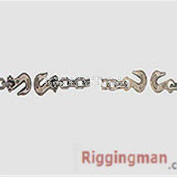 TIE DOWN CHAIN WITH CLEVIS/EYE GRAB HOOKS ON BOTH ENDS