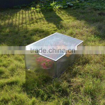 No Tool Installation Low Cost 4mm Polycarbonate Mini Cold Frame Greenhouse for Home and Garden photo-4