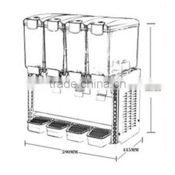 GRT - LYJ9L*4 4 Tank Chilled Beverage Dispenser photo-3