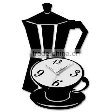 coffee cup design wall clock 2015 newest decorative wall clock digital wall clock modern wall clocks for home decor