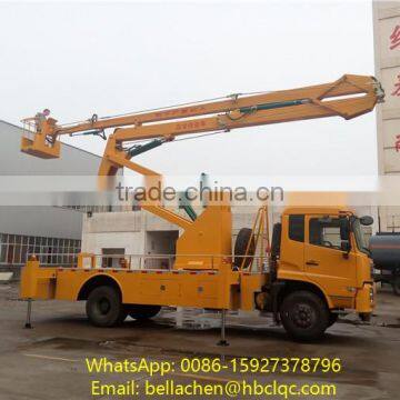 Aerial Platform Truck Sale in Brazil 16m High Altitude Operation Truck With Lifting Hook photo-3