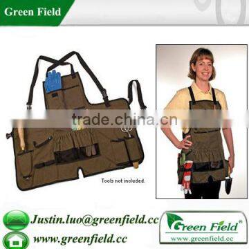 Green Field Gardening Apron with Tools Set