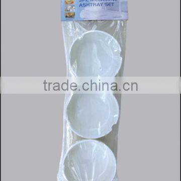 3pc melamine ashtray