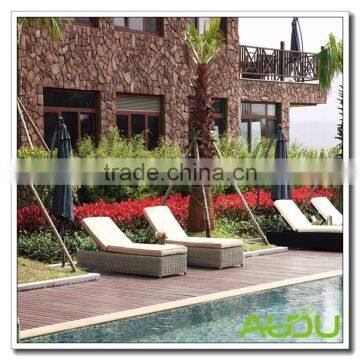 Philadelphia Patio Outdoor Wicker Lounger photo-3