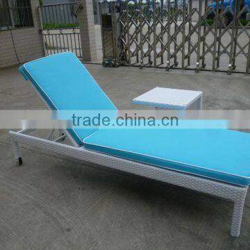 Leisure Synthetic Rattan Furniture Outdoor Garden Wicker Chaise Lounge photo-5