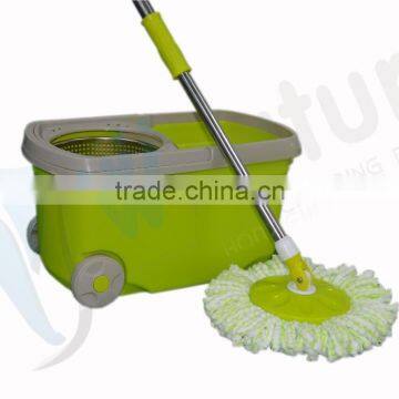 Removable 360 Magic Spin Mop With Two Wheels, Mop With Bucket Walkable Spin Mop photo-3