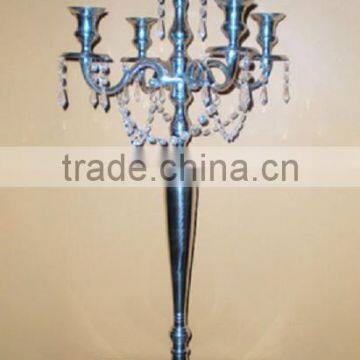 Crystal Hanging Candelabra/ Wedding Crystal Candelabra/wedding Table Candelabra photo-3