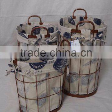 Cheap Livingroom Stainless Wire Laundry Basket Steel Wire Laundry Basket photo-3