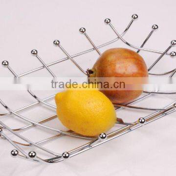 Metal Wire Fruit Basket,Kitchen Metal Fruit Rack Roundness Shape photo-6