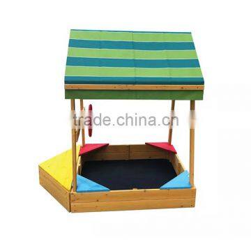 Wooden Sandpit Sand Box With Canopy photo-4